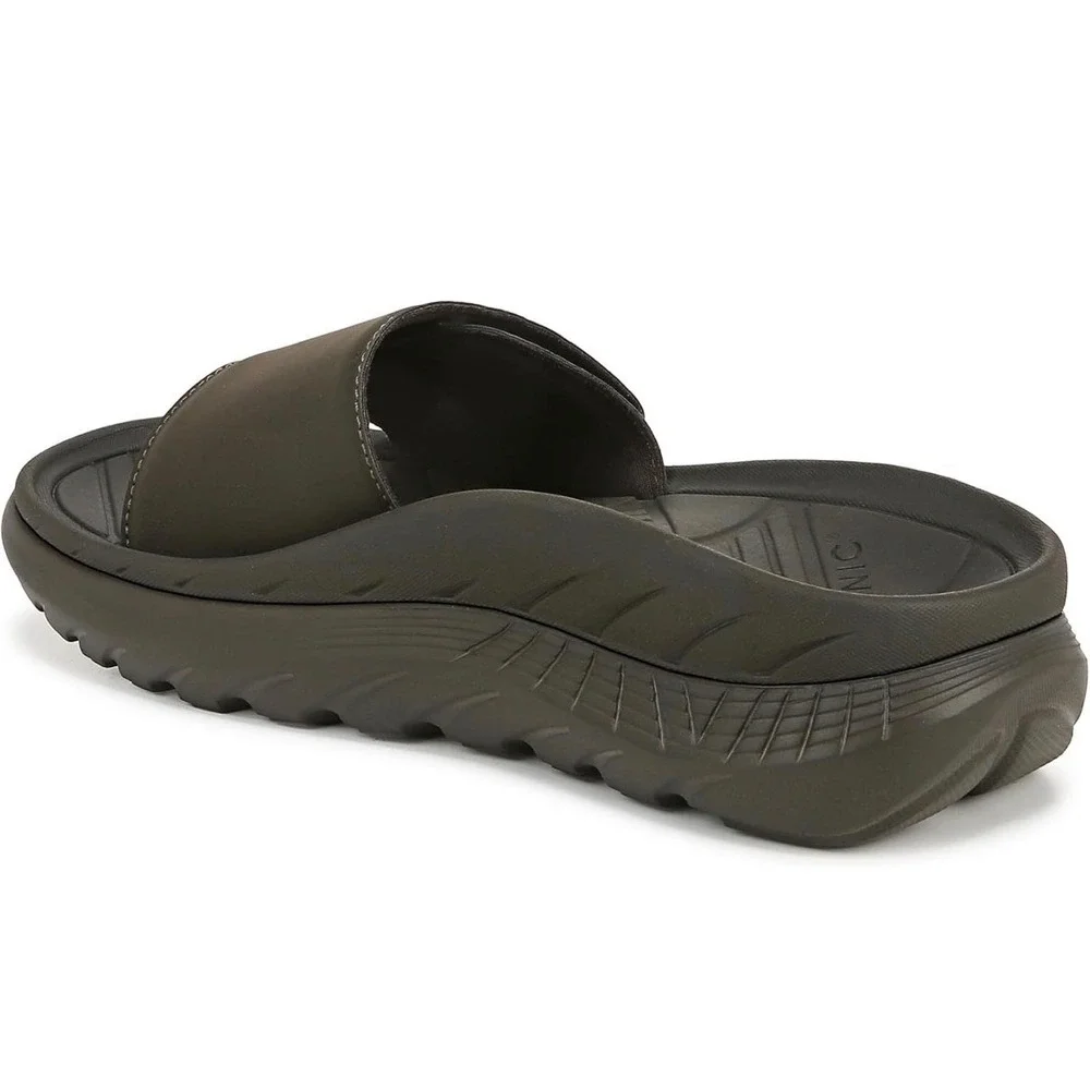 Vionic Mens 10.5 Womens 12 Rejuvenate Recovery Slide Sandals Olive Green New
